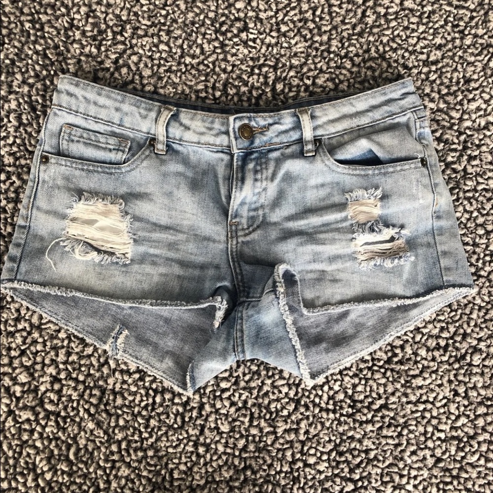 Denim shorts